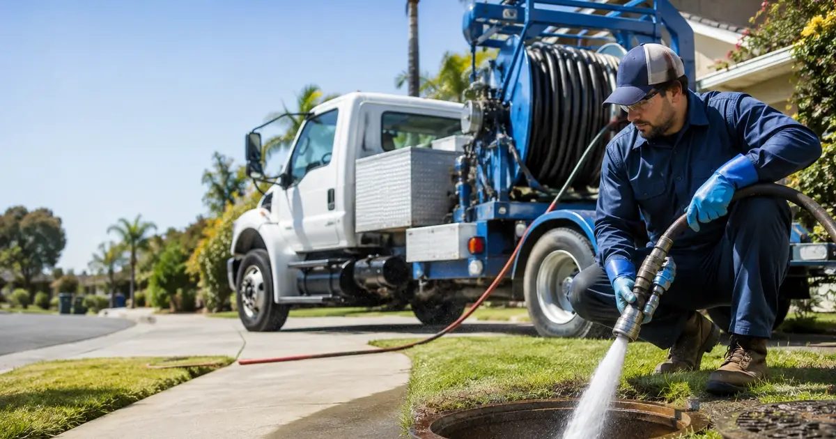 Hydro jet sewer cleaning Los Banos