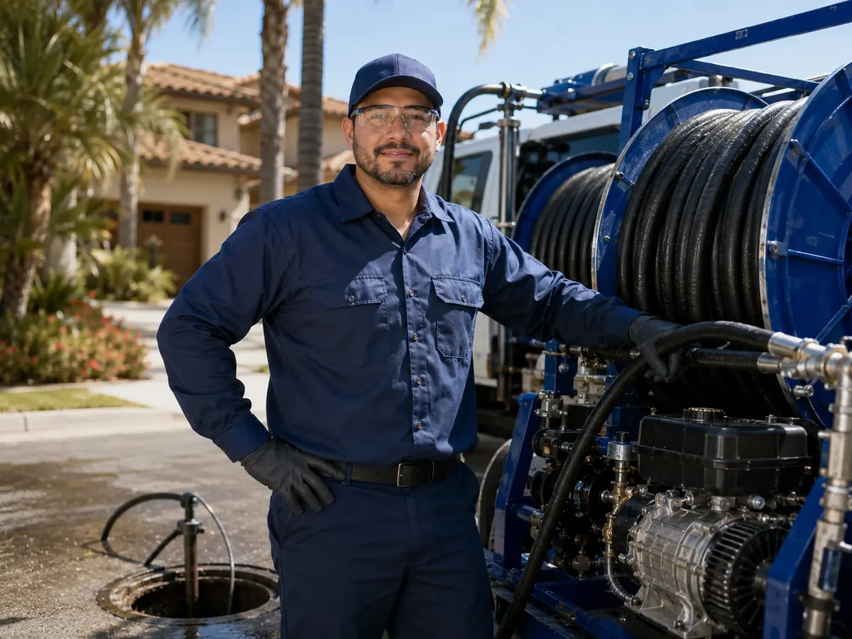 Hydro jet sewer cleaning in Los Banos
