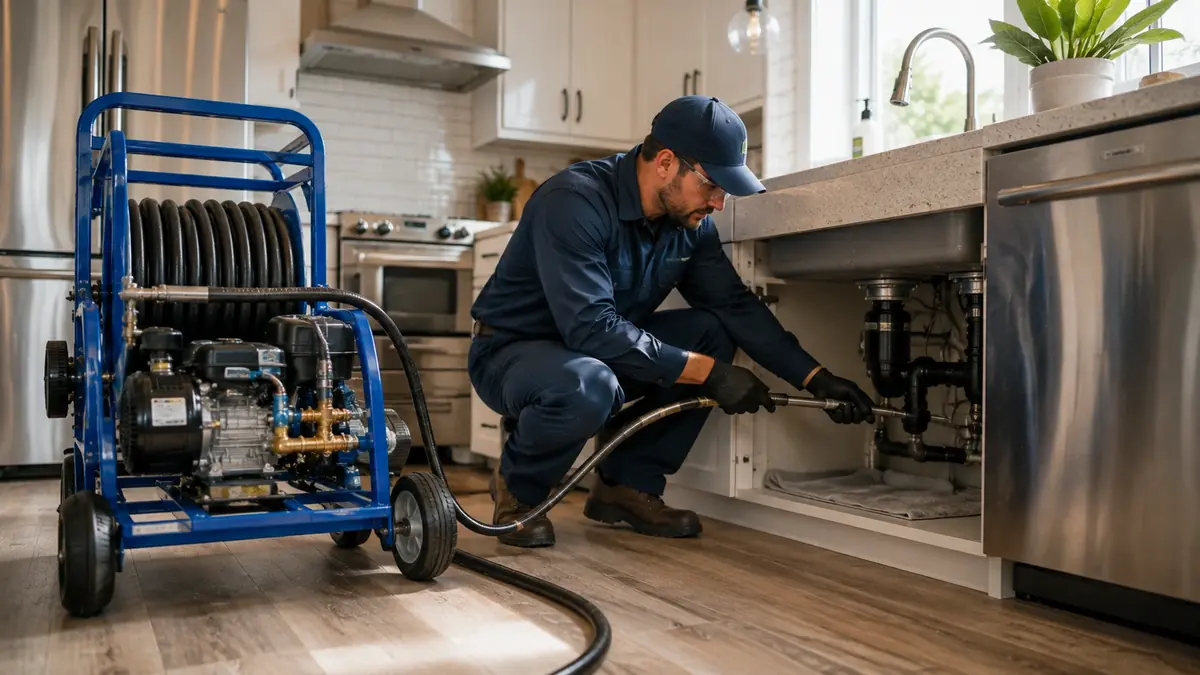 Kitchen Drain Hydro Jetting in Los Banos
